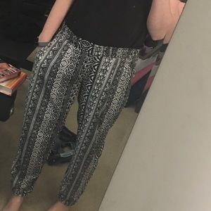 AEO Tribal Print Joggers